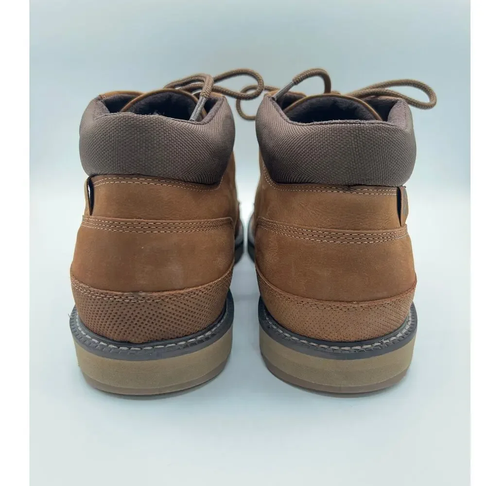 DUNHAM Men's Size 13 Byrne Waterproof Leather Chukka Boots Brown CJ0854 NEW